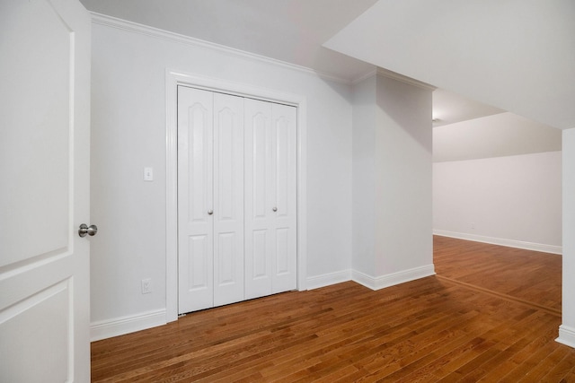 bonus room featuring wood-type flooring