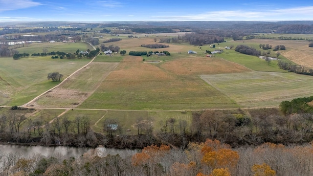 bird's eye view featuring a rural view