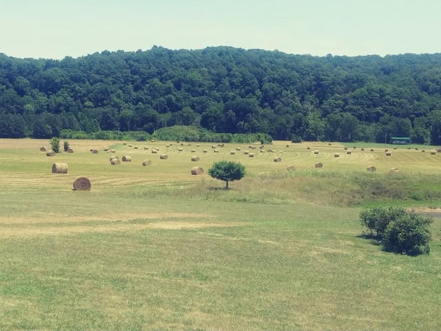 property view of mountains featuring a rural view