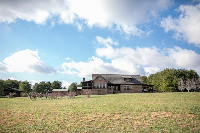 view of yard