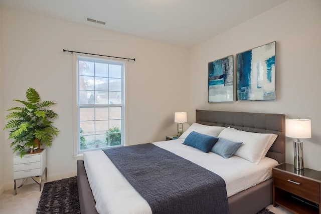 bedroom featuring carpet flooring