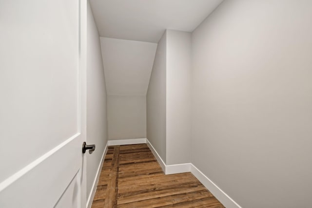 interior space featuring hardwood / wood-style floors