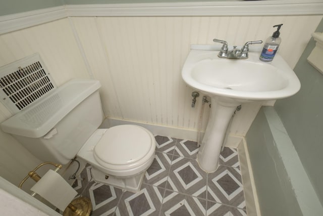 bathroom with toilet