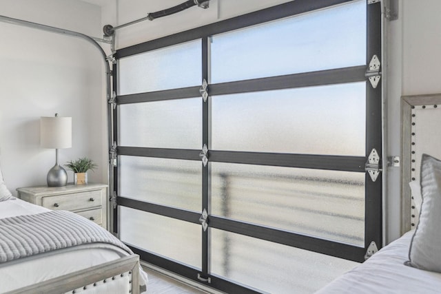 bedroom featuring light hardwood / wood-style floors