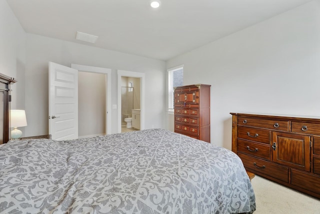 bedroom with ensuite bathroom