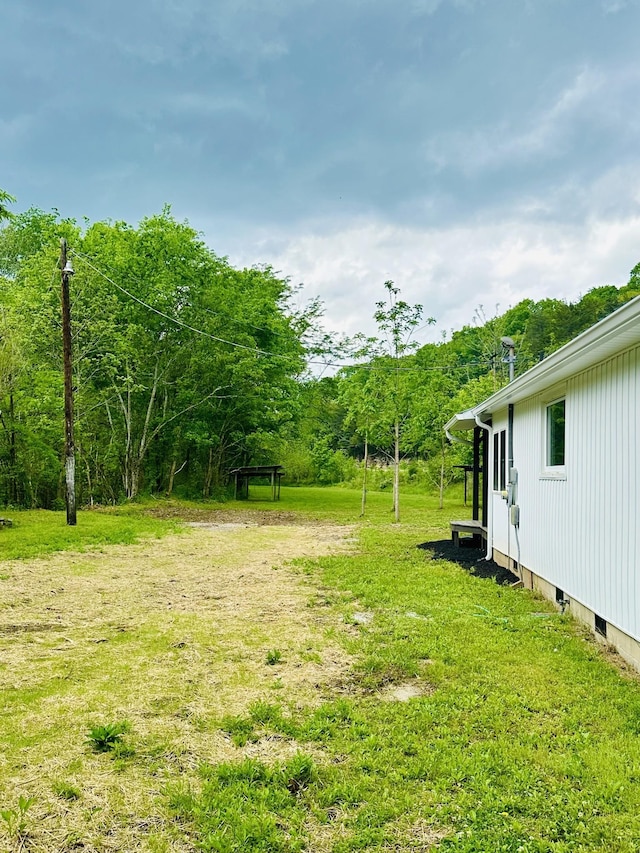 view of yard