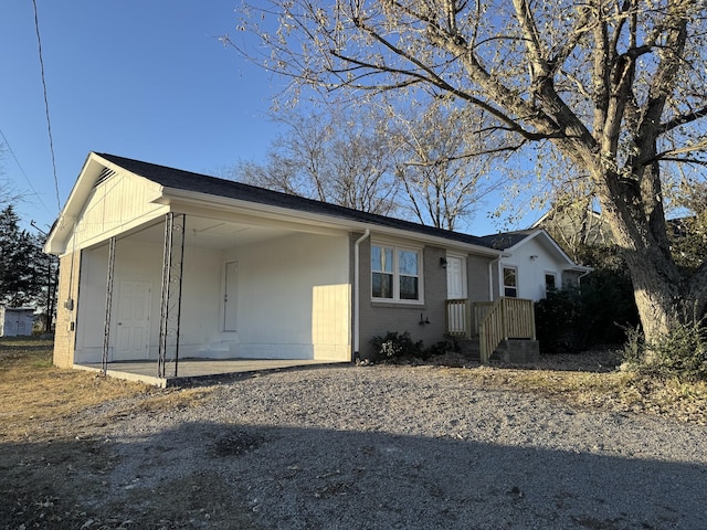 view of property exterior