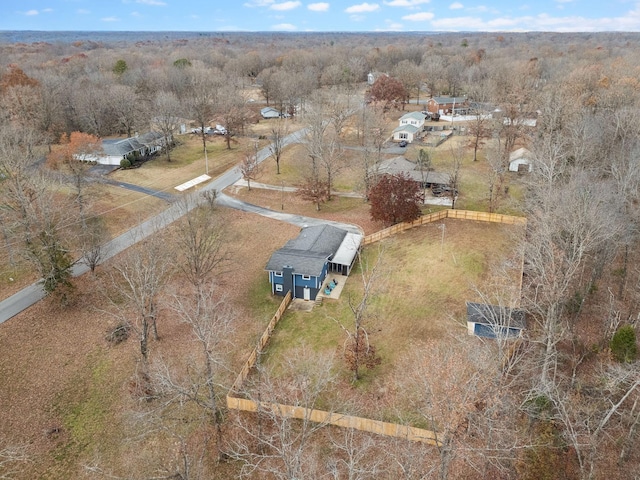 129 Dylark Dr, Waverly, TN 37185 - view from above of property with a heavily wooded area