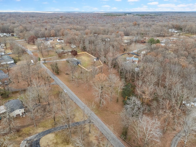 129 Dylark Dr, Waverly, TN 37185 - aerial view of property and surrounding area featuring a forest