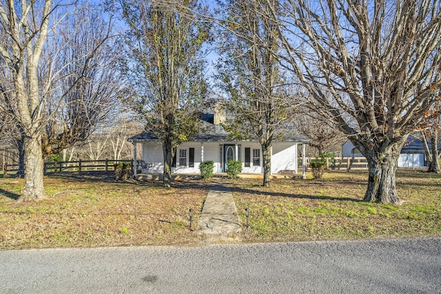 view of front of home