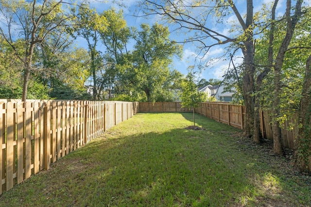 view of yard