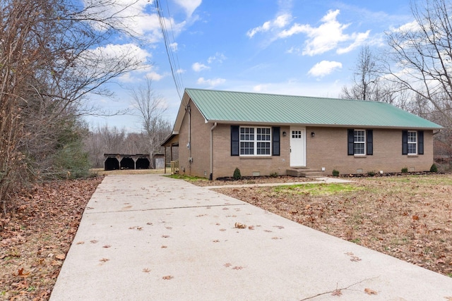 view of front of property