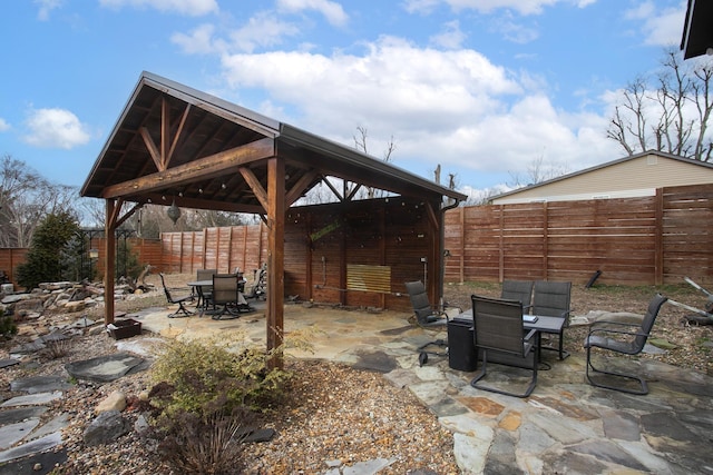 view of patio