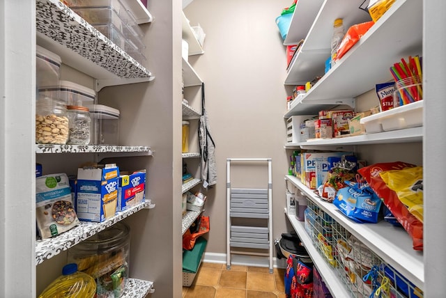 view of pantry