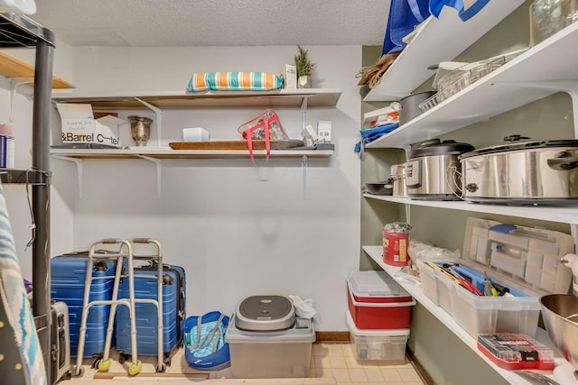 view of pantry