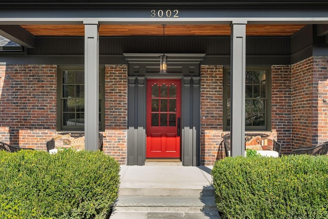 view of entrance to property