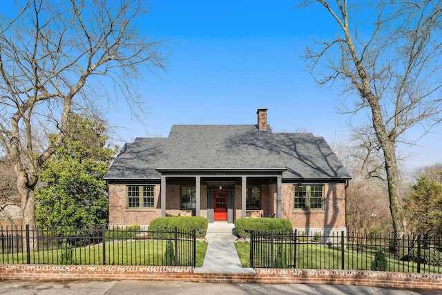 bungalow-style house with a porch