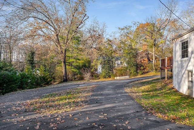 view of road