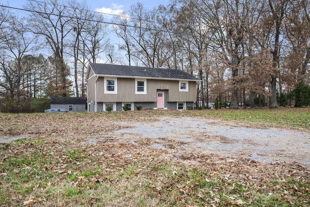 view of bi-level home