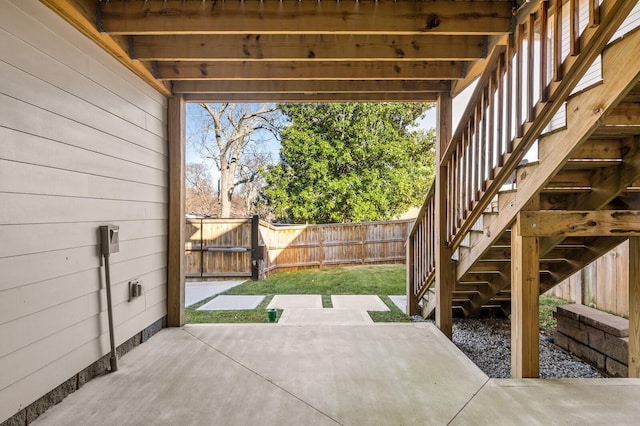 view of patio