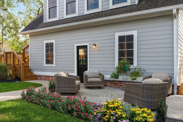 exterior space with a patio area