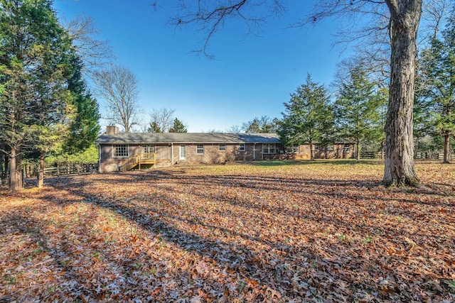 view of front of property