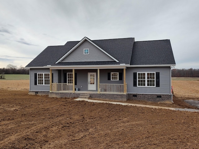 view of front of house with a porch