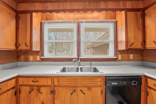 kitchen featuring dishwasher and sink