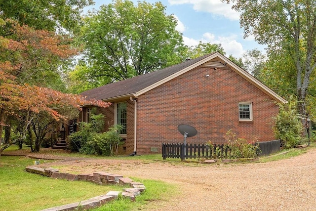 view of side of home