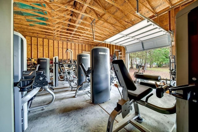 view of exercise room