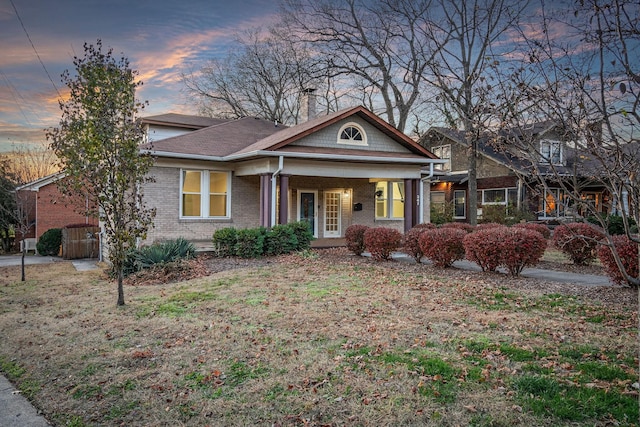 view of front of home