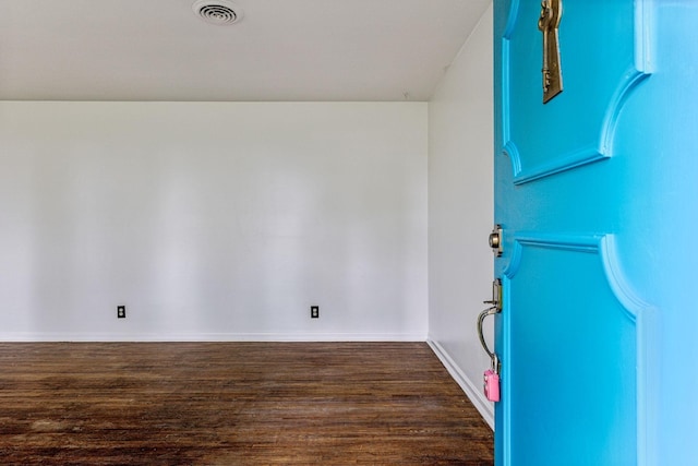 entryway featuring dark hardwood / wood-style floors