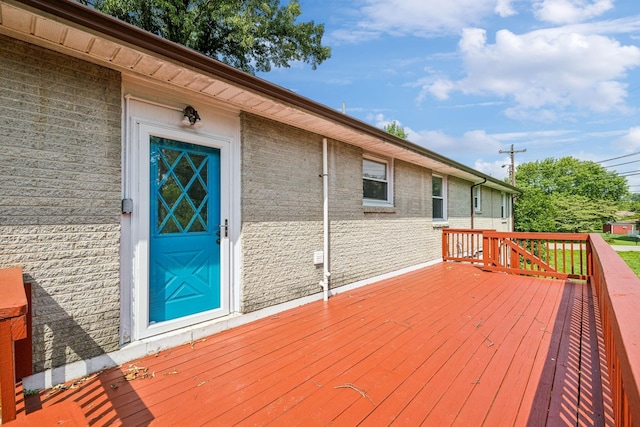 view of deck