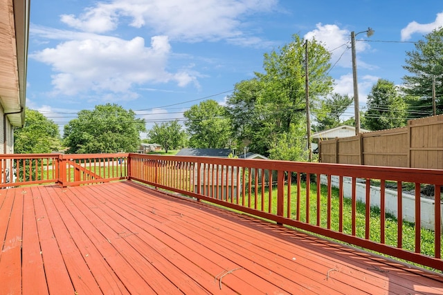 view of deck