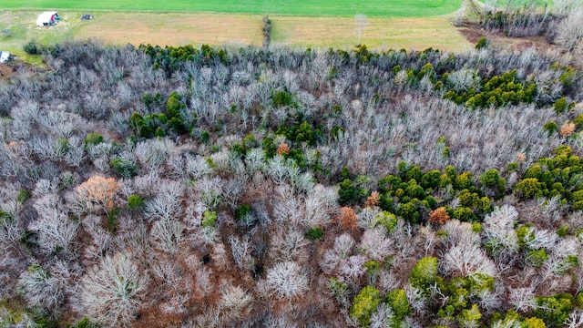 bird's eye view featuring a rural view