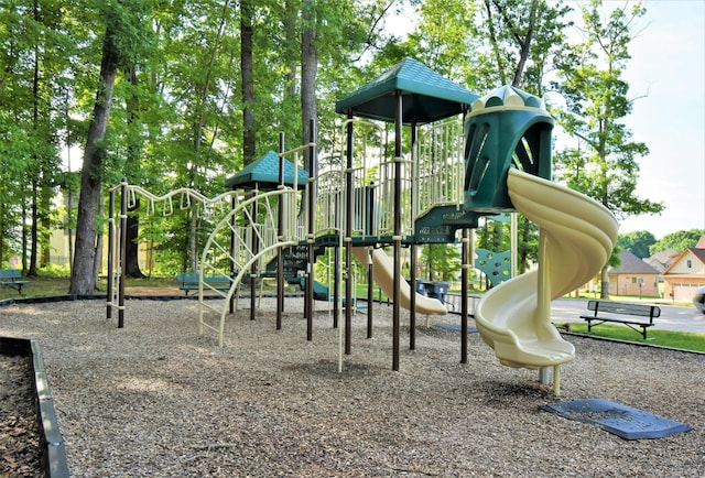 view of communal playground