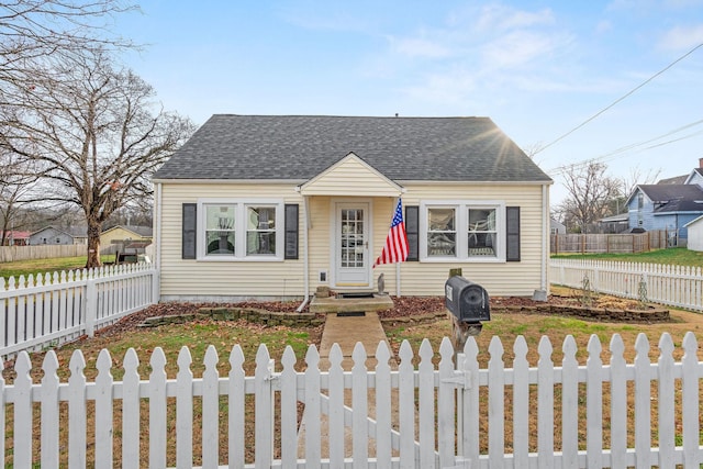 view of bungalow-style house