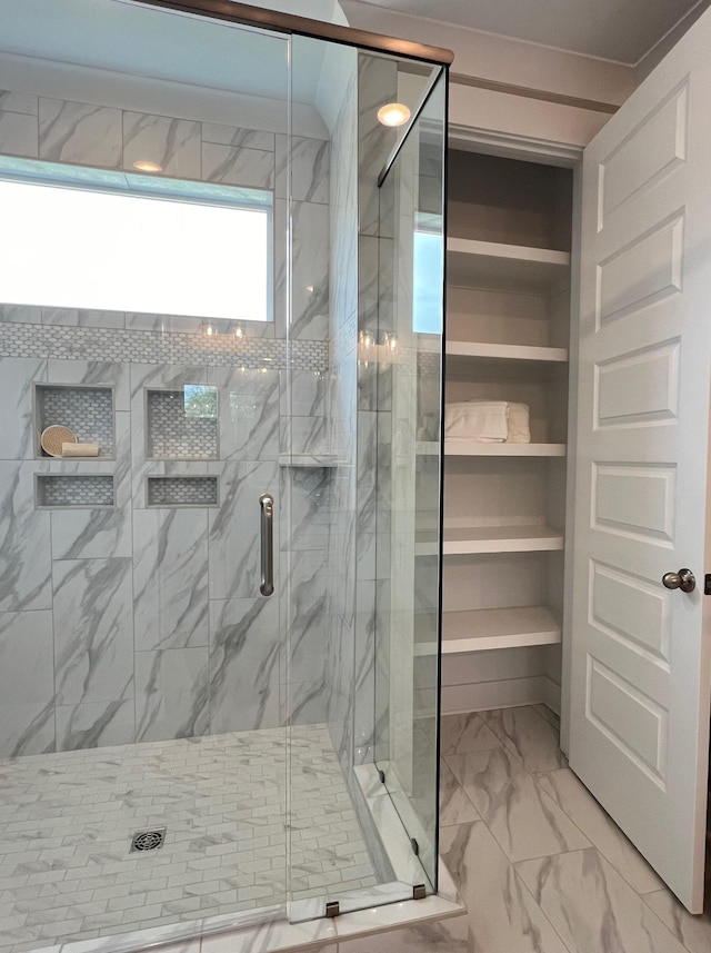 1510 Frye Rd, Columbia, TN 38401 - full bathroom with marble finish floors and a shower stall