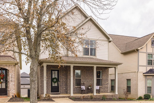 front of property featuring a porch