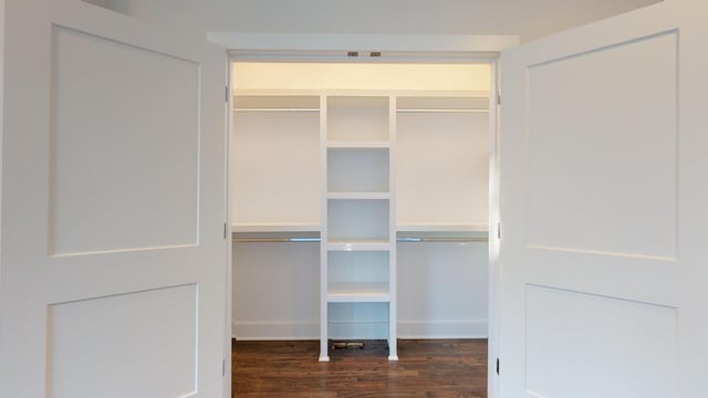 view of closet