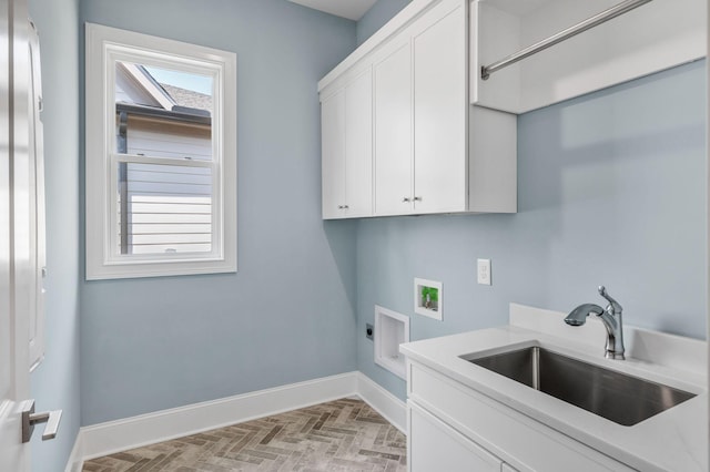 7085 Bolton St, Franklin, TN 37064 - laundry room featuring washer hookup, hookup for an electric dryer, and cabinet space