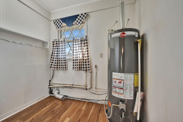 utilities featuring water heater