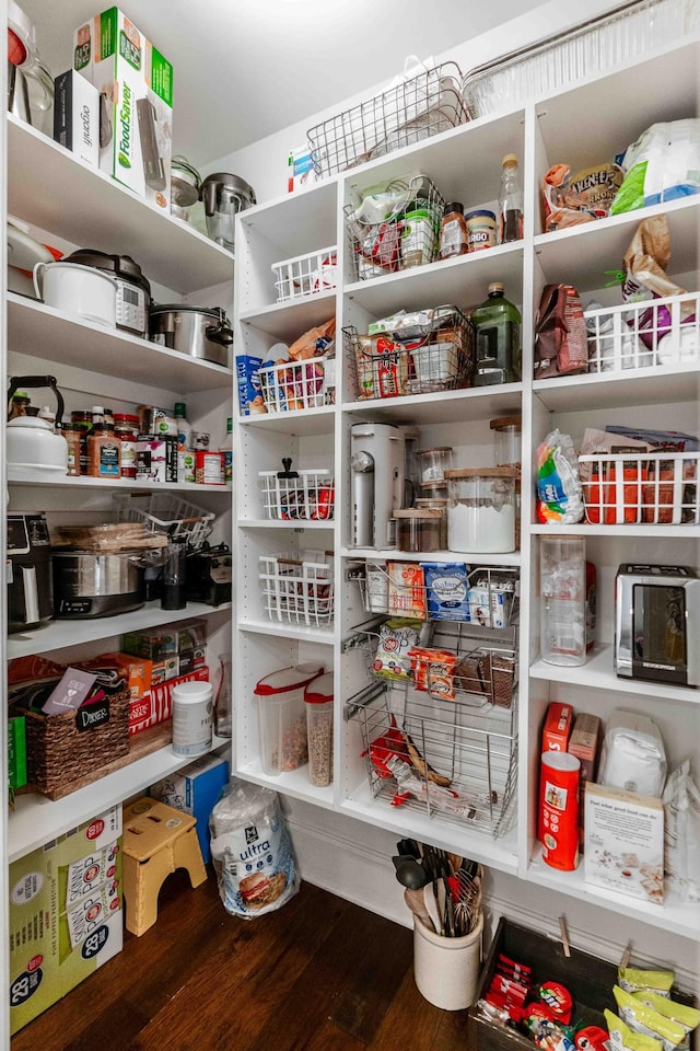 view of pantry