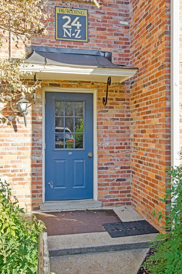 view of entrance to property