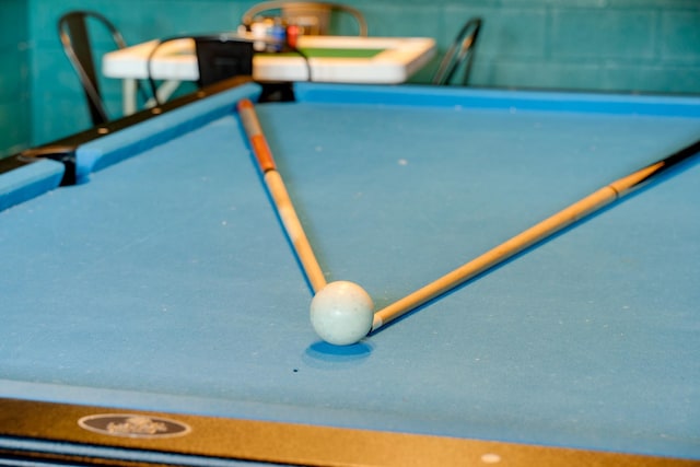 interior details featuring pool table