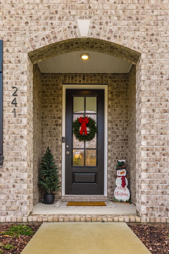 view of property entrance