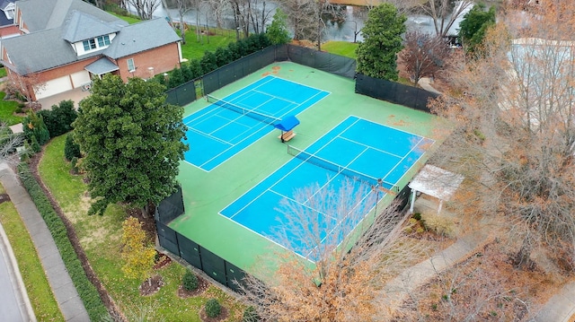 view of sport court