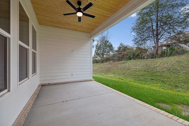 517 Matthew Miller Dr, Smyrna, TN 37167 - view of patio / terrace featuring ceiling fan