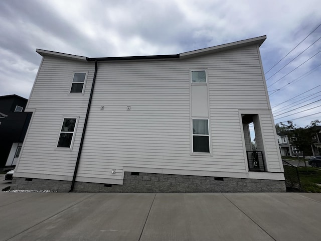 view of rear view of property