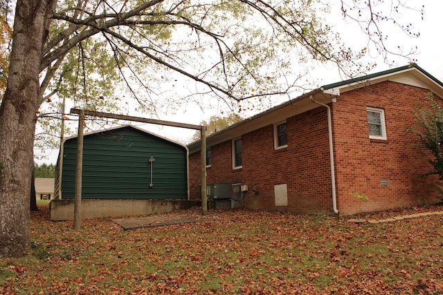 view of rear view of property